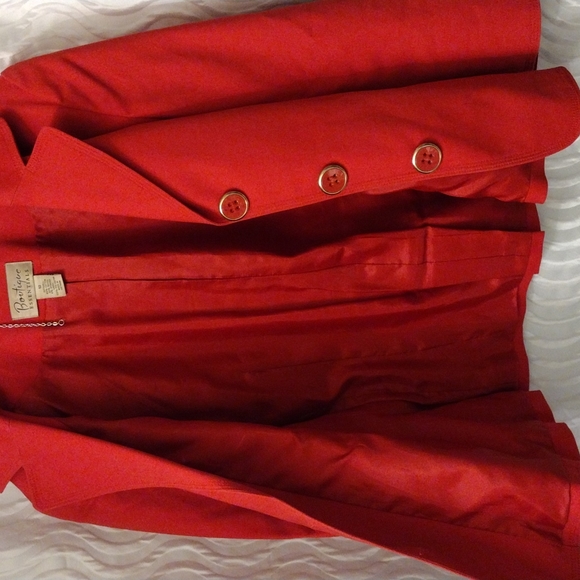 Vintage Boutique Essentials Career Structured Blazer Jacket Sz 12 3/4 sleeve - Picture 9 of 11